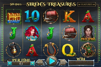 Siren's Treasures Slot Game Screenshot Image