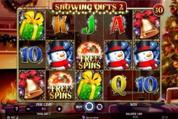 Snowing Gifts 2 Slot Game Screenshot Image