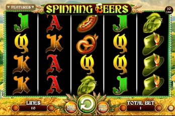 Spinning Beers Slot Game Screenshot Image