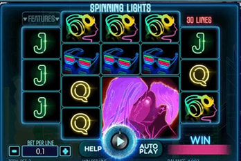 Spinning Lights Slot Game Screenshot Image