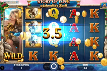 Story of Love: Aphrodite's Spell Slot Game Screenshot Image
