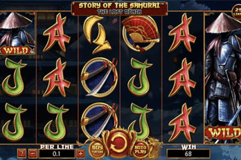 Story of the Samurai: The Last Ronin Slot Game Screenshot Image