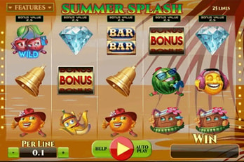Summer Splash Slot Game Screenshot Image