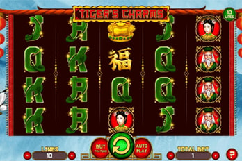 Tiger's Charms Slot Game Screenshot Image