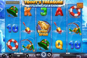Trout's Treasure: Fishing Season Slot Game Screenshot Image