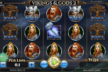 Vikings & Gods 2: 15 lines Slot Game Screenshot Image