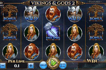 Vikings & Gods 2 Slot Game Screenshot Image