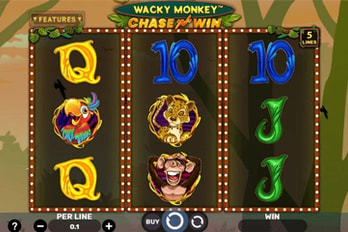 Wacky Monkey: Chase'N'Win Slot Game Screenshot Image