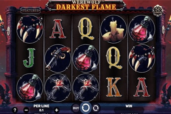 Werewolf: Darkest Flame Slot Game Screenshot Image