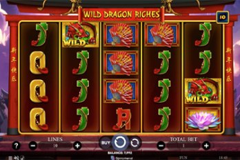 Wild Dragon Riches Slot Game Screenshot Image