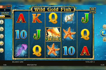 Wild Gold Fish Slot Game Screenshot Image