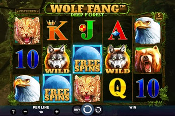 Wolf Fang: Deep Forest Slot Game Screenshot Image