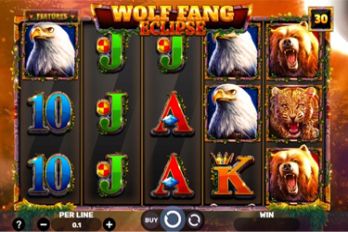 Wolf Fang: Eclipse Slot Game Screenshot Image