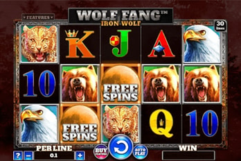 Wolf Fang: Iron Wolf Slot Game Screenshot Image