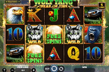 Wolf Fang: Spear of Fire Slot Game Screenshot Image