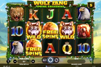 Wolf Fang: Spring Awakening Slot Game Screenshot Image