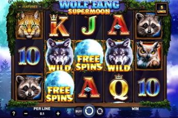 Wolf Fang: Supermoon Slot Game Screenshot Image