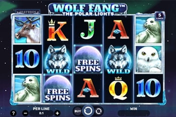 Wolf Fang: The Polar Lights Slot Game Screenshot Image