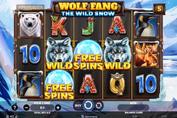 Wolf Fang: The Wild Snow Slot Game Screenshot Image