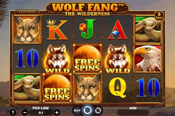 Wolf Fang: The Wilderness Slot Game Screenshot Image