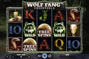 Wolf Fang: Underworld Slot Game Screenshot Image