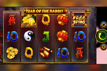 Year of the Rabbit Slot Game Screenshot Image