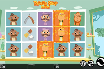 Barber Shop Uncut Slot Game Screenshot Image