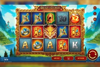 Beat the Beast: Dragon's Wrath Slot Game Screenshot Image