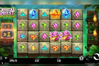 Crystal Quest: Deep Jungle Slot Game Screenshot Image