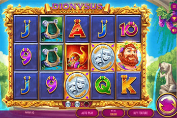 Dionysus Golden Feast Slot Game Screenshot Image