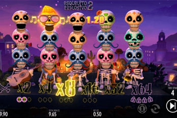 Esqueleto Explosivo 2 Slot Game Screenshot Image