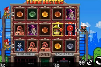 Flame Busters Slot Game Screenshot Image