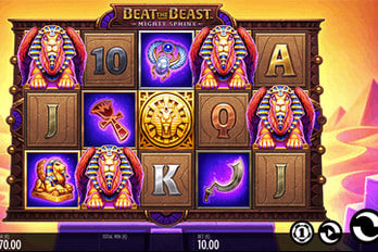 Beat the Beast: Mighty Sphinx Slot Game Screenshot Image