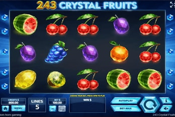 243 Crystal Fruits Reversed Slot Game Screenshot Image