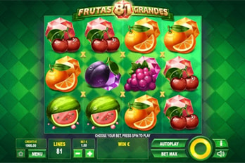 81 Frutas Grandes Slot Game Screenshot Image