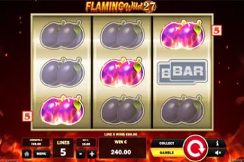 Flaming Wild 27 Slot Game Screenshot Image