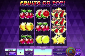 Fruits Go Pop! Slot Game Screenshot Image