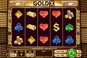 Gold X Slot Game Screenshot Image