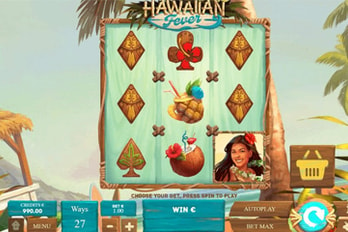 Hawaiian Fever Slot Game Screenshot Image