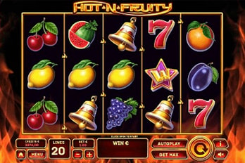 Hot'n'Fruity Slot Game Screenshot Image