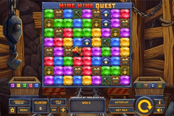 Mine Mine Quest Slot Game Screenshot Image