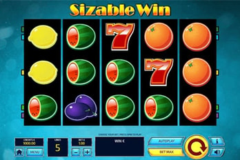Sizable Win Slot Game Screenshot Image