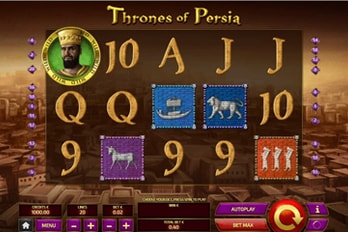 Thrones of Persia Slot Game Screenshot Image