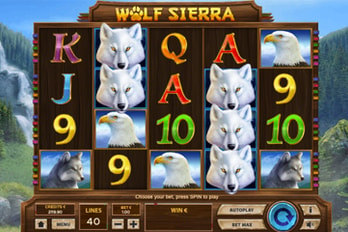 Wolf Sierra Slot Game Screenshot Image