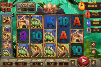 Dinosaur Island Slot Game Screenshot Image