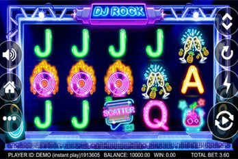 DJ Rock Slot Game Screenshot Image