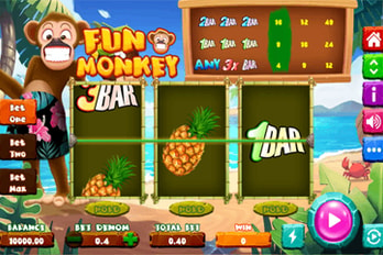 Fun Monkey Slot Game Screenshot Image