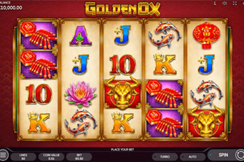 Golden Ox Slot Game Screenshot Image