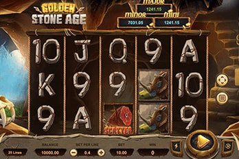 Triple PG Golden Stone Age Slot Game Screenshot Image