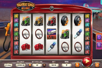 Highway Kings Deluxe Slot Game Screenshot Image